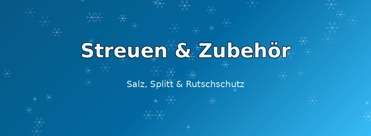 Streuwagen und Winterdienst-Zubehör Kategorie